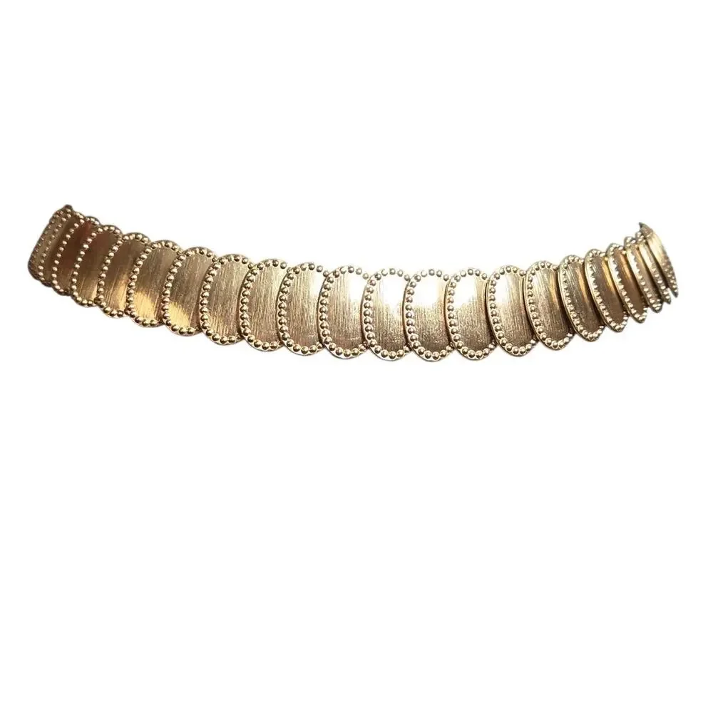 Vintage Gold Tone Coin Belt